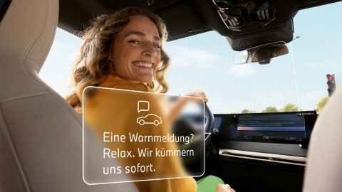BMW ProActiveCare Relax Service Warnmeldung